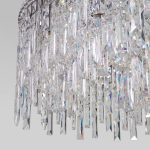 Подвесная люстра Eurosvet Blitz 60160 хром/ прозрачный хрусталь Strotskis Smart a065324