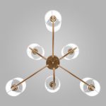 Подвесная люстра Eurosvet Abbey 60164/6 латунь Smart a065745
