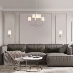 Подвесная люстра Eurosvet Abbey 60164/6 никель Smart a065747