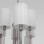 Подвесная люстра Eurosvet Abbey 60164/10 никель Smart a065750