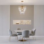 Подвесная люстра Eurosvet Claire 60171 золото Smart a069012