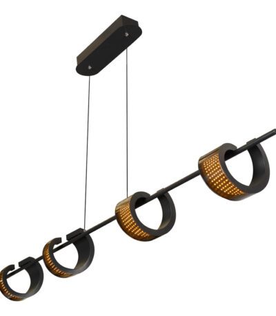 Подвесная светодиодная люстра iLedex Fomo X154448 BK