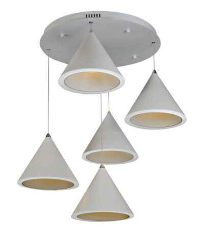 Подвесная светодиодная люстра iLedex Moon WL8858-5 WH