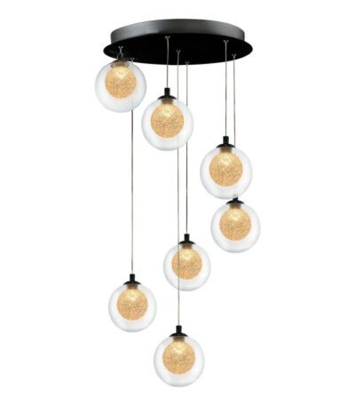 Подвесная светодиодная люстра iLedex Oblivion C4457-7R CR