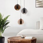 Подвесной светильник Eurosvet Cobble 50258/3 LED дымчатый/ бежевый/ шоколад a064554