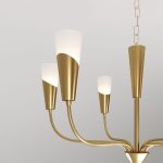 Подвесная люстра Eurosvet 60167/6 латунь Smart a068279