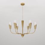 Подвесная люстра Eurosvet 60167/6 латунь Smart a068279