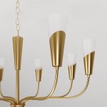 Подвесная люстра Eurosvet 60167/8 латунь Smart a068281