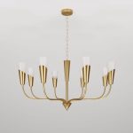 Подвесная люстра Eurosvet 60167/8 латунь Smart a068281