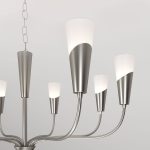 Подвесная люстра Eurosvet 60167/8 никель Smart a068285