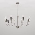 Подвесная люстра Eurosvet 60167/8 никель Smart a068285