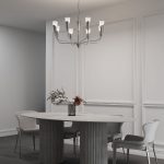 Подвесная люстра Eurosvet 60167/8 никель Smart a068285