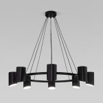 Подвесная люстра Eurosvet Splay 70147/8 черный Smart a062034