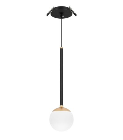 Подвесной светильник Arlight SP-BEADS-HANG-BUILT-T-R100-8W Warm3000 (BK-GD, 180 deg, 230V) 056420