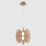 Подвесной светильник Crystal Lux AMARILLO SP12W LED BRASS