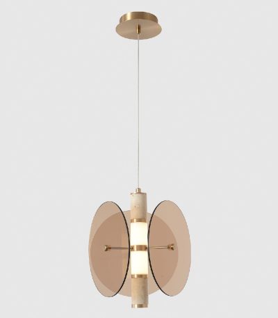 Подвесной светильник Crystal Lux AMARILLO SP12W LED BRASS