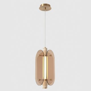 Подвесной светильник Crystal Lux AMARILLO SP18W LED BRASS