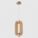 Подвесной светильник Crystal Lux AMARILLO SP18W LED BRASS