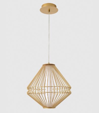 Подвесной светильник Crystal Lux CUADRA SP15W LED GOLD