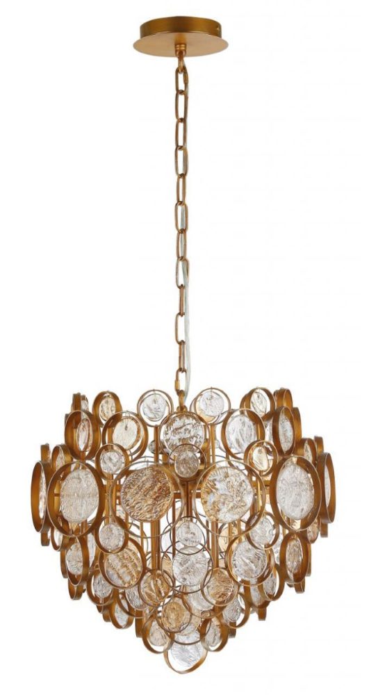 Подвесной светильник Crystal Lux Deseo SP6 D460 Gold Подвесной светильник Crystal Lux Deseo SP6 D460 Gold