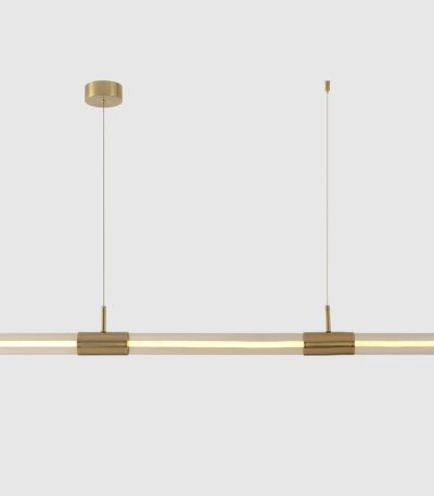 Подвесной светильник Crystal Lux LINEUP SP24W LED BRASS