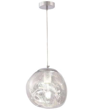 Подвесной светильник Crystal Lux MALAGA SP1 D200 CHROME