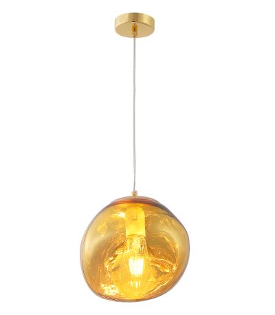 Подвесной светильник Crystal Lux MALAGA SP1 D200 GOLD