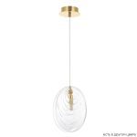 Подвесной светильник Crystal Lux MAR SP1 TRANSPARENTE