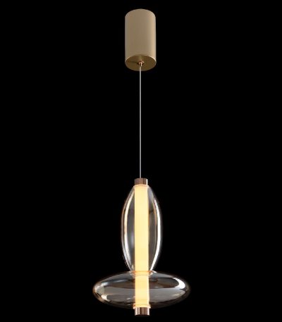 Подвесной светильник Crystal Lux QUASAR SP7W LED AMBER