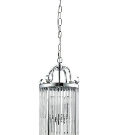 Подвесной светильник Crystal Lux Tadeo TADEO SP4 D200 CHROME/TRANSPARENTE