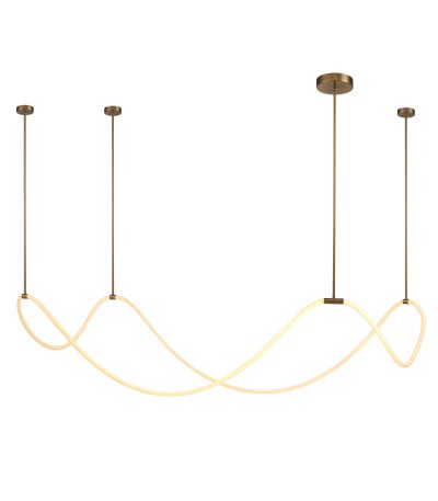 Подвесной светильник Delight Collection 10521P brass/white