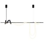 Подвесной светильник Delight Collection 7242P/L1200 black/white