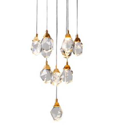 Подвесной светильник Delight Collection Crystal rock MD-020B-11 gold