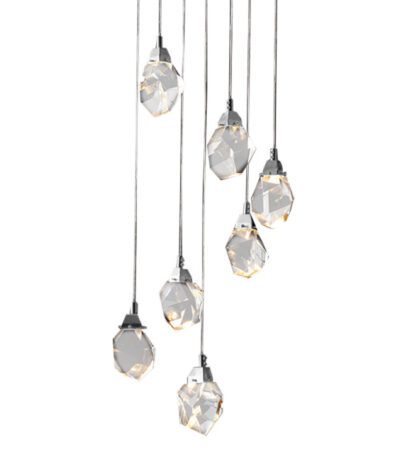 Подвесной светильник Delight Collection Crystal rock MD-020B-7 chrome