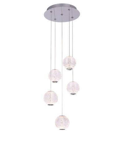 Подвесной светильник Delight Collection MD20001012 MD20001012-5A chrome