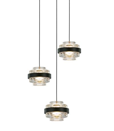 Подвесной светильник Delight Collection MD22030002 MD22030002-3A black/clear