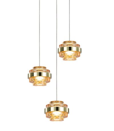 Подвесной светильник Delight Collection MD22030002 MD22030002-3A gold/champagne