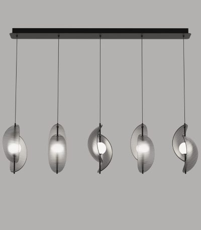 Подвесной светильник Delight Collection MD24030035-5B black/smoky