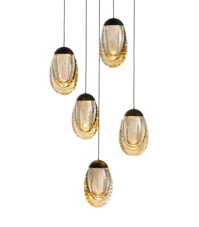 Подвесной светильник Delight Collection MD25090022-5A matt black/champagne