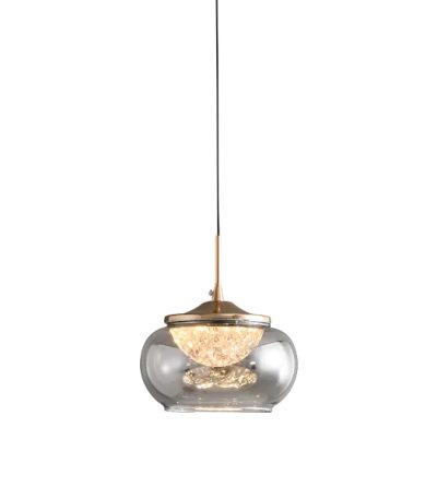 Подвесной светильник Delight Collection MT9128-1H gold/smoke