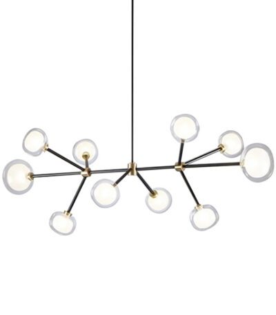 Подвесной светильник Delight Collection Nabila 10101P/10 black/gold