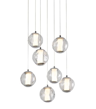 Подвесной светильник Delight Collection OD2437-7 gold/clear