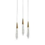 Подвесной светильник Delight Collection OD2438-3 gold/clear