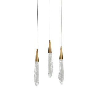 Подвесной светильник Delight Collection OD2438-3 gold/clear