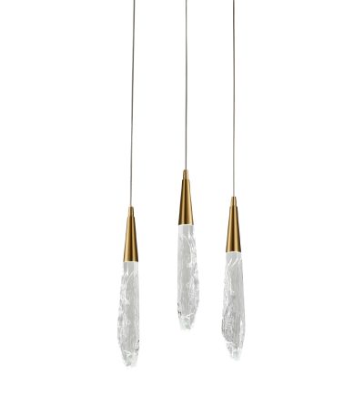 Подвесной светильник Delight Collection OD2438-3 gold/clear