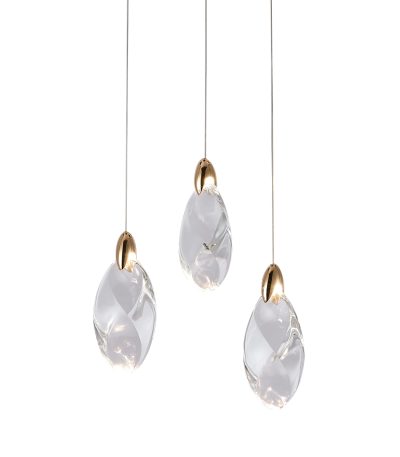 Подвесной светильник Delight Collection OD2439-3 gold/clear