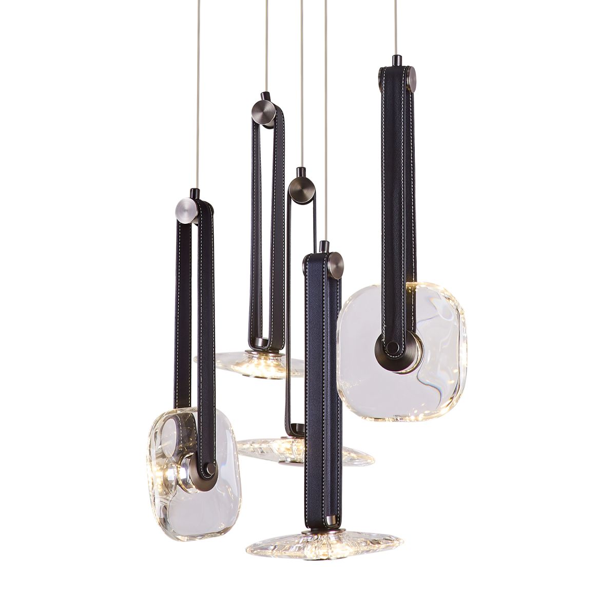 Подвесной светильник Delight Collection OD2553-5 black/clear Подвесной светильник Delight Collection OD2553-5 black/clear