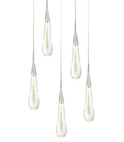 Подвесной светильник Delight Collection Pour P98036-5 silver