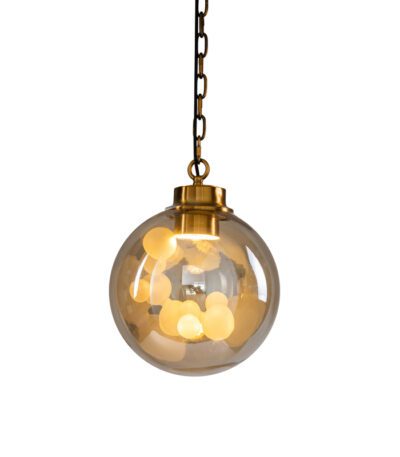 Подвесной светильник Delight Collection Soap KG1148P brass/amber