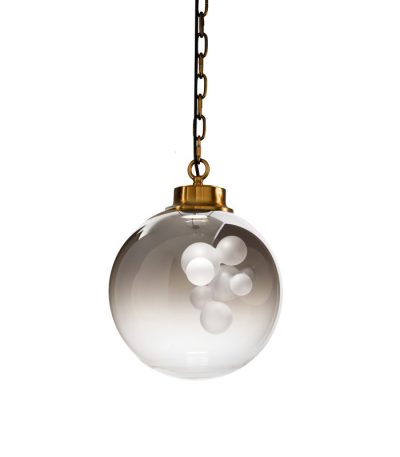 Подвесной светильник Delight Collection Soap KG1148P brass/smoky